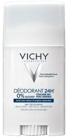 Дезодорант Vichy 24H Deodorant Dry Touch Sensitive Skin Stick 40 мл 3337871320447 фото