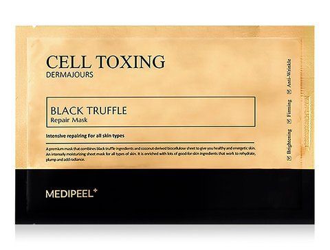 Восстанавливающая маска со стволовыми клетками и экстрактом трюфеля Medi-Peel Cell Toxing Dermajours Black Truffle Repair Mask, 30 мл 8809941823639 фото