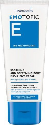 Емолентний крем для інтенсивного живлення 3в1 Pharmaceris E Emotopic Soothing and Softening Body Emollient Cream, 200 мл 5900717169159 фото