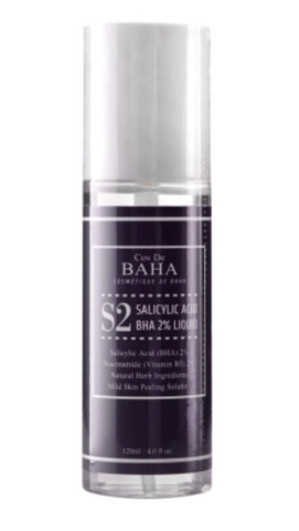 Есенція відлущуюча для проблемної шкіри Cos de Baha Salicylic Acid 2% Liquid 120ml 8809240318232 фото