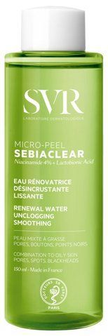 Тонізуюча вода для обличчя з ефектом пілінгу SVR Sebiaclear 150 мл SVR01243 фото