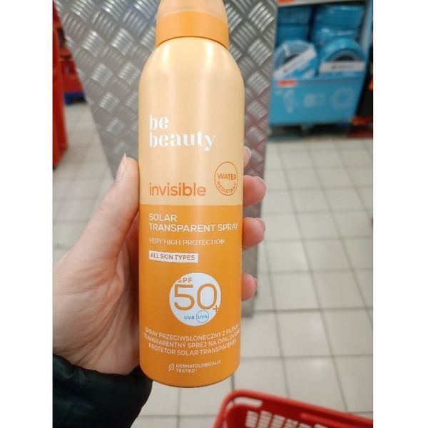 Солнцезащитный спрей Be Beauty SPF 50+ Solar Transparent Invisible Spray 200 мл 5607047021842 фото