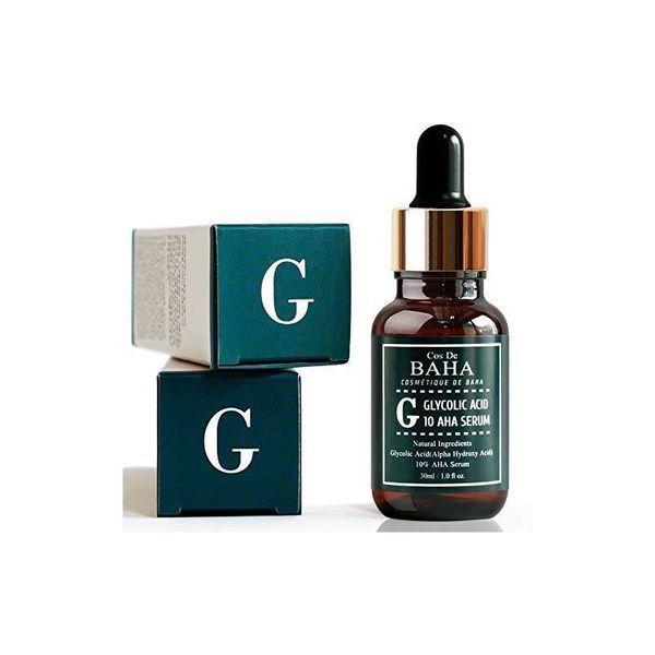 Сироватка з гліколевою кислотою Cos De Baha Glycolic Acid 10 AHA Serum 30ml 8809240317839 фото