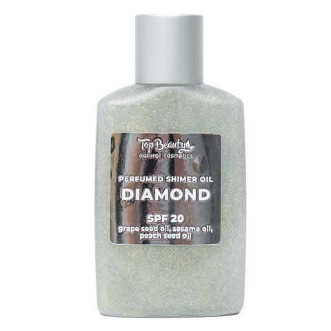 Сонцезахисна суха парфумована сяюча олія для тіла Top Beauty Diamond Perfumed Shimer Oil SPF 20 100 мл 2000000115368 фото