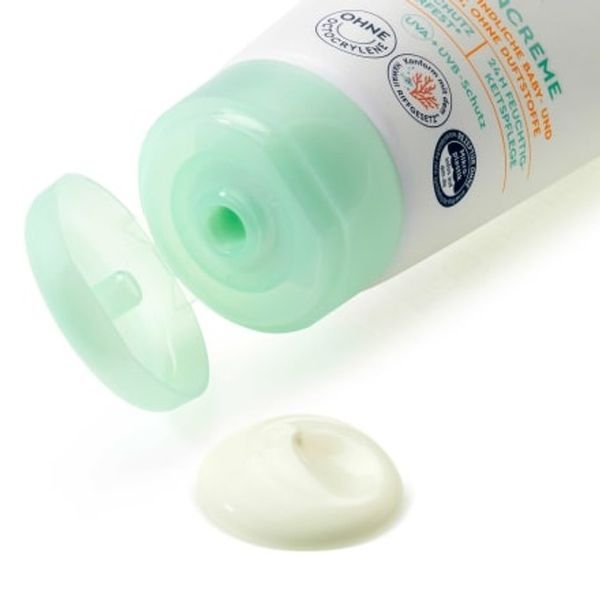 Солнцезащитный детский крем SUNDANCE Kids Sonnencreme Sensitive SPF 50, 50 мл 4066447578812 фото
