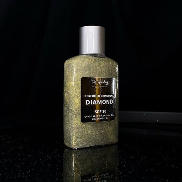 Сонцезахисна суха парфумована сяюча олія для тіла Top Beauty Diamond Perfumed Shimer Oil SPF 20 100 мл 2000000115368 фото