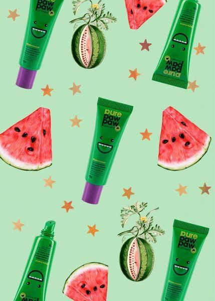 Восстанавливающий бальзам для губ "Арбуз" Pure Paw Paw Watermelon 15 г 9329401000275 фото