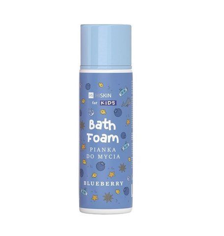 Пена-спрей для душа HiSkin Kids Blueberry с ароматом черники, синяя 250 мл 5905359804758 фото