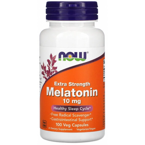 Вітаміни Now Foods Melatonin 10 mg 100 капсул 733739035578 фото