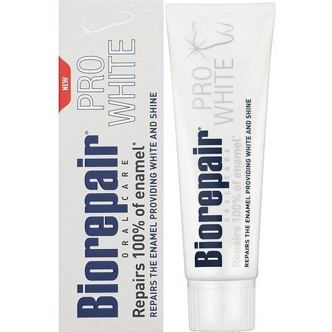 Зубная паста Biorepair Pro White Отбеливание и защита 75 мл 8017331054215 фото