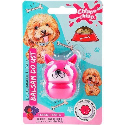 Бальзам для губ Chlapu Chlap Doggy Forest Fruits Lip Balm детский 7 г 5901571013534 фото