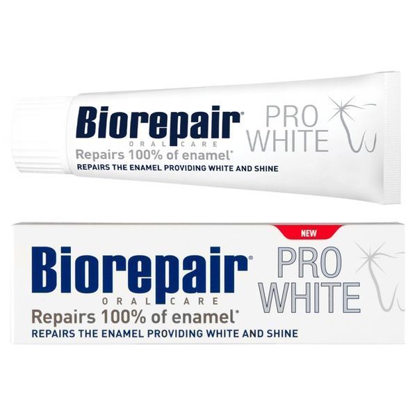 Зубная паста Biorepair Pro White Отбеливание и защита 75 мл 8017331054215 фото