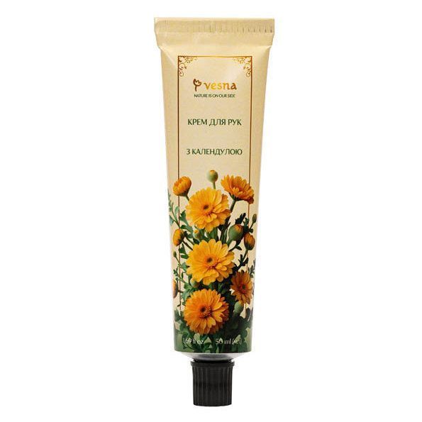 Крем для рук з календулою Vesna Hand Cream 50 мл 4820222661380 фото