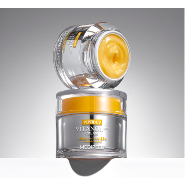 Крем для обличчя з пептидами з комплексом вітанолу MEDI PEEL PEPTIDE 9 VITANOL CREAM PRO 50 ml 8809941822236 фото
