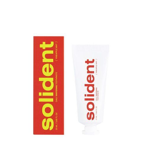 Ежедневная отбеливающая зубная паста Solident Pineapple mint ананас-мята, 25 ml 4823109702615 фото