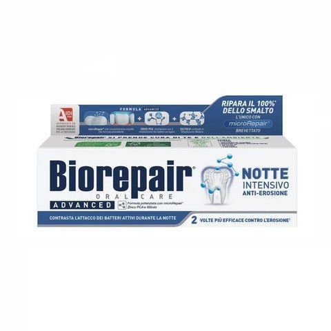 Зубная паста Biorepair Advanced Notte Intensivo Интенсивное ночное восстановление 75 мл 8017331097168 фото