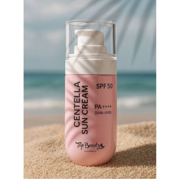 Сонцезахисний крем для обличчя з центелою Top Beauty Centella Sun Cream SPF 50+/PA+++ 50 мл 2000000115221 фото