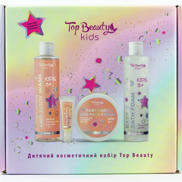 Бокс детский косметический 5 товаров в коробке Top Beauty kids 2000000107639 фото