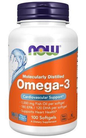 Омега-3 Now Foods 1000mg, 100 капсул 733739016508 фото