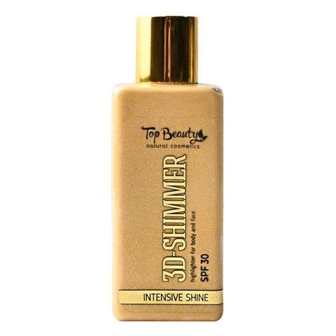 3D-шиммер для тіла та обличчя "Інтенсивне сяйво" Top Beauty 3D-Shimmer SPF 30 125 мл 2000000115160 фото