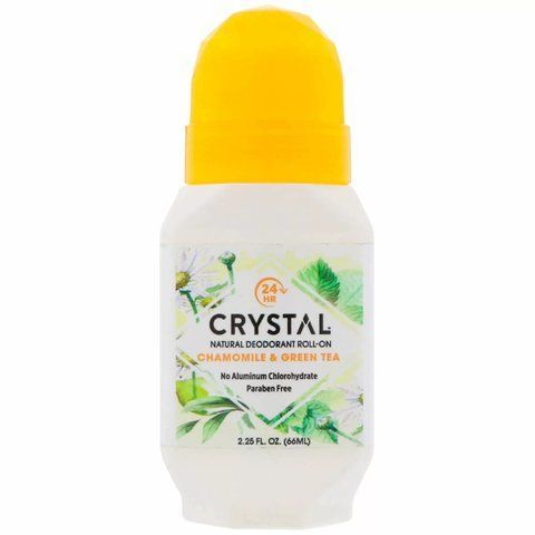 Роликовий дезодорант з ромашкою та зеленим чаєм Crystal Chamomile & Green Tea Deodorant Roll On 66 мл 086449316612 фото