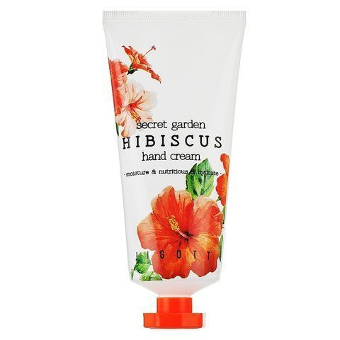 Антивіковий крем для рук із гібіскусом Jigott Secret Garden Hibiscus Hand Cream, 100 мл 8809541281990 фото