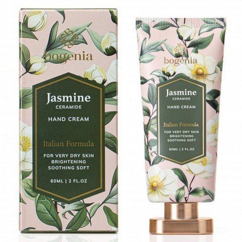Крем для рук Bogenia Jasmine + Ceramide Hand Cream BG447 №002 60 мл 4823124407069 фото