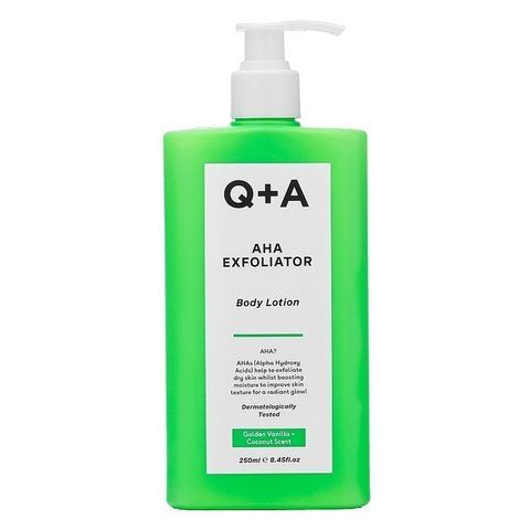 Відлущуючий лосьйон для тіла з AHA-кислотами Q+A AHA Exfoliator Body Lotion, 250 мл 5061066470256 фото