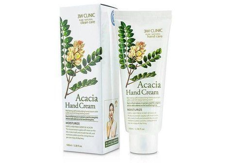 Крем для рук "Акація" 3W Clinic Moisturizing Acacia Hand Cream 100 мл 8809317284330 фото
