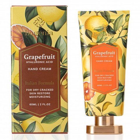 Крем для рук Bogenia Grapefruit + Hyaluronic Acid Hand Cream BG447 №003 60 мл 4823124407083 фото