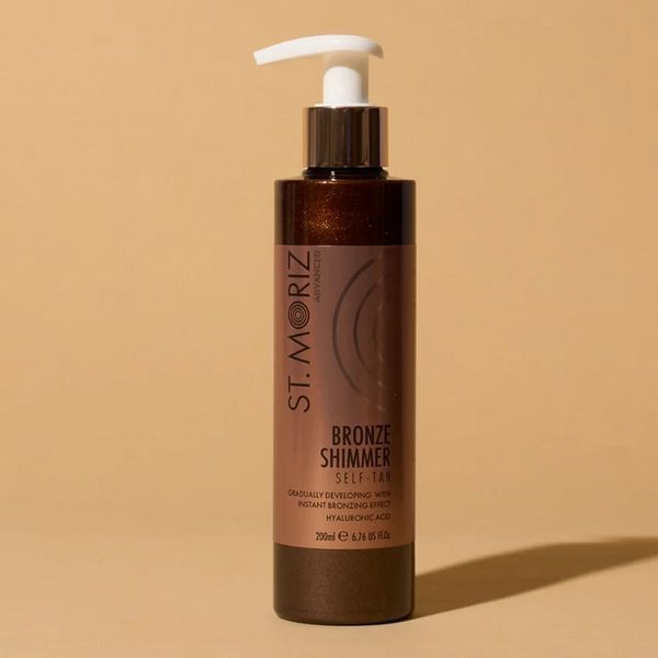 Средство для бронзового загара St.Moriz Advanced Bronze Shimmer Tan с эффектом шиммера 200 мл 5060950966059 фото