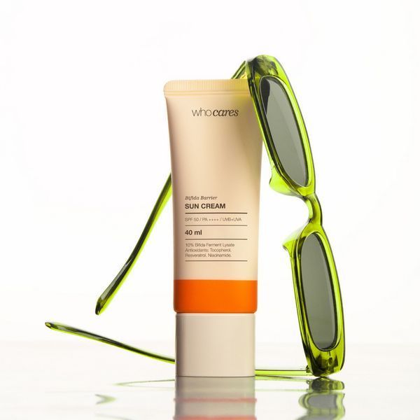 Сонцезахисний крем для обличчя з антиоксидантним захистом Who Cares Bifida Barrier Sun Cream SPF 50, PA++++ 40 мл 4820268260055 фото