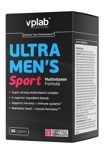 Мультивитамины для мужчин VPlab Ultra Men's Sport Multivitamin 90 капсул 5060255351406 фото