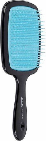 Гребінець для волосся - Janeke Superbrush, чорний з синім 8006060650034 фото
