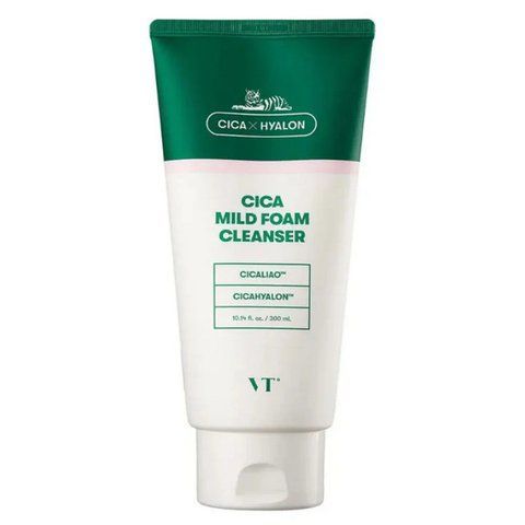 Пенка для проблемной кожи лица VT Cosmetics Cica Mild Foam Cleanser 300 мл 8809695670114 фото