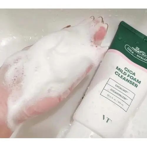 Пенка для проблемной кожи лица VT Cosmetics Cica Mild Foam Cleanser 300 мл 8809695670114 фото