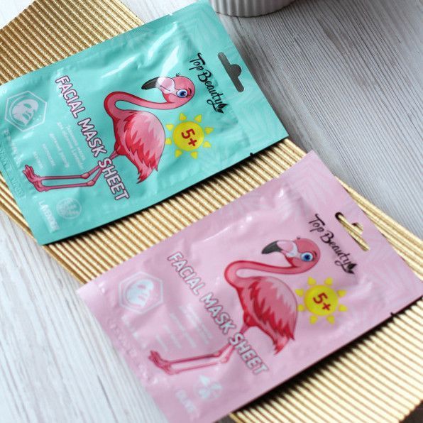 Маска тканинна для обличчя дитяча вік 5+ Top Beauty kids Facial Mask Lavender, 25 мл 4820185226578 фото