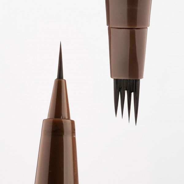 Лайнер для бровей ZOLA х Makarevich Eyebrow Liner Brown с квадро-кистью коричневый 4820227161591 фото