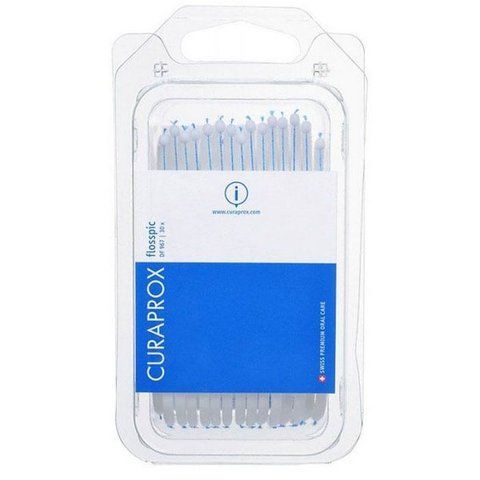 Флоспик зубная нить с зубочисткой Curaprox Flosspick, 30 шт 7612412422214 фото