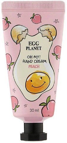 Крем для рук персик Daeng Gi Meo Ri Egg Planet Oh My Hand Cream Peach 30 мл 8807779088862 фото