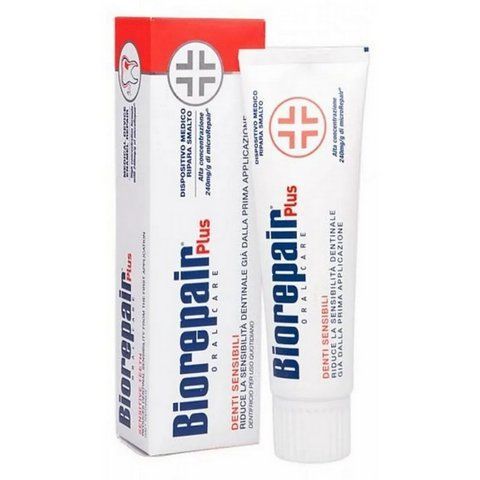 Зубная паста Biorepair Advanced Sensitive Plus Профессиональное избавление чувствительности для чувствительных зубов 75 мл 8017331092224 фото