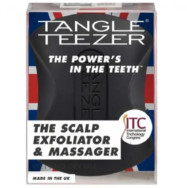 Щетка для массажа головы Tangle Teezer The Scalp Exfoliator and Massager Onyx Black 5060630043841 фото