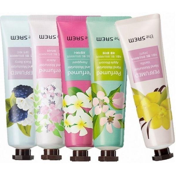 Крем-есенція для рук парфумована з екстрактом яблуневих квіток The Saem Perfumed Hand Moisturizer Apple Blossom, 30 мл 8806164122358 фото