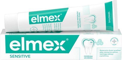 Зубная паста для чувствительных зубов с аминофторидом Elmex Sensitive 75 мл 2000000008349 фото