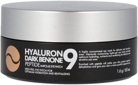 Гідрогелеві патчі від темних кіл з пептидами Medi-Peel Hyaluron Dark Benone Peptide 9 Ampoule Eye Patch, 60 шт 8809409343655 фото