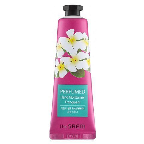 Крем для рук парфумований із екстрактом червоного жасмину The Saem Perfumed Hand Moisturizer Frangipani, 30 мл 8806164122365 фото