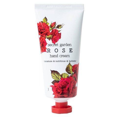 Крем для рук з екстрактом троянди Jigott Secret Garden Rose Hand Cream, 100 мл 8809541281969 фото