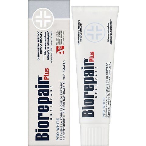 Зубная паста Biorepair Pro White Plus Профессиональное отбеливание 75 мл 8017331092255 фото
