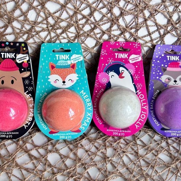 Бомбочка для ванни Tink Merry Xmas Fortune Bath Bomb, 200 г 4823109405042 фото