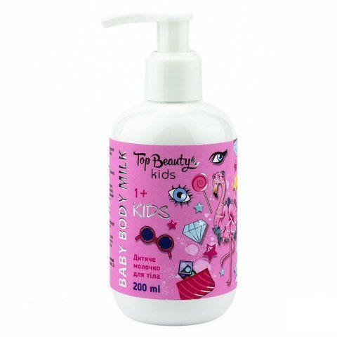 Молочко для тіла дитяче вік 1+ Top Beauty kids Baby Body Milk, 200 мл 4820169184771 фото